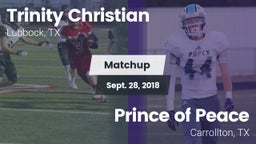 Matchup: Trinity Christian vs. Prince of Peace  2018