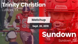 Matchup: Trinity Christian vs. Sundown  2019