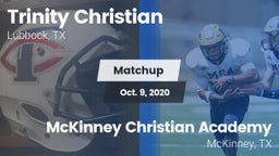 Matchup: Trinity Christian vs. McKinney Christian Academy 2020