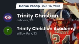 Recap: Trinity Christian  vs. Trinity Christian Academy 2020