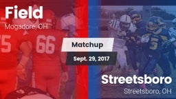 Matchup: Field  vs. Streetsboro  2017