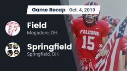Recap: Field  vs. Springfield  2019