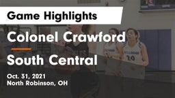 Colonel Crawford  vs South Central  Game Highlights - Oct. 31, 2021