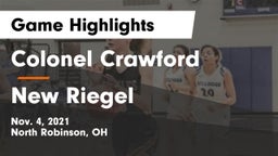 Colonel Crawford  vs New Riegel  Game Highlights - Nov. 4, 2021