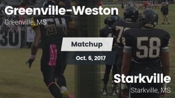 Matchup: Greenville-Weston vs. Starkville  2017