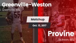 Matchup: Greenville-Weston vs. Provine  2017