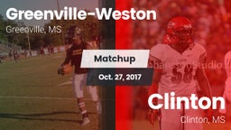 Matchup: Greenville-Weston vs. Clinton  2017