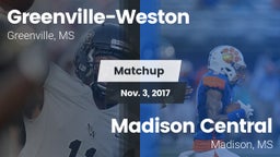 Matchup: Greenville-Weston vs. Madison Central  2017