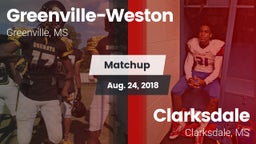 Matchup: Greenville-Weston vs. Clarksdale  2018