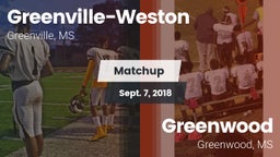 Matchup: Greenville-Weston vs. Greenwood   2018