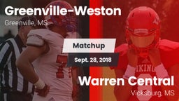 Matchup: Greenville-Weston vs. Warren Central  2018