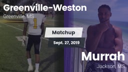 Matchup: Greenville-Weston vs. Murrah  2019