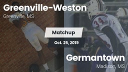 Matchup: Greenville-Weston vs. Germantown  2019