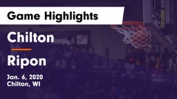 Chilton  vs Ripon  Game Highlights - Jan. 6, 2020