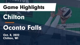 Chilton  vs Oconto Falls Game Highlights - Oct. 8, 2022
