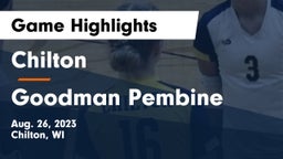 Chilton  vs Goodman Pembine Game Highlights - Aug. 26, 2023