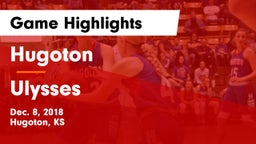 Hugoton  vs Ulysses  Game Highlights - Dec. 8, 2018
