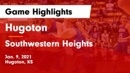 Hugoton  vs Southwestern Heights  Game Highlights - Jan. 9, 2021