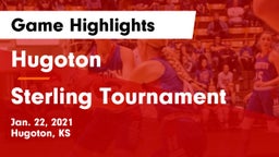 Hugoton  vs Sterling Tournament Game Highlights - Jan. 22, 2021