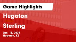 Hugoton  vs Sterling Game Highlights - Jan. 18, 2024