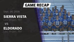 Recap: Sierra Vista  vs. Eldorado  2016