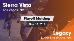 Matchup: Sierra Vista High vs. Legacy  2016