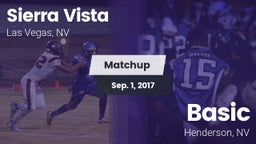 Matchup: Sierra Vista High vs. Basic  2017