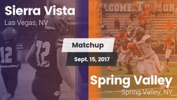 Matchup: Sierra Vista High vs. Spring Valley  2017