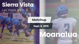 Matchup: Sierra Vista High vs. Moanalua  2019