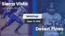 Matchup: Sierra Vista High vs. Desert Pines  2019