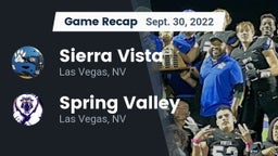 Recap: Sierra Vista  vs. Spring Valley  2022