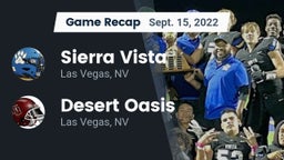 Recap: Sierra Vista  vs. Desert Oasis  2022