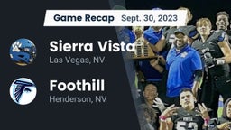 Recap: Sierra Vista  vs. Foothill  2023