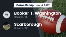 Recap: Booker T. Washington  vs. Scarborough  2022