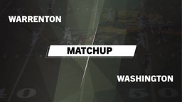 Matchup: Warrenton High vs. Washington  2016