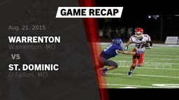 Recap: Warrenton  vs. St. Dominic  2015