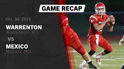 Recap: Warrenton  vs. Mexico  2015