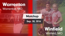 Matchup: Warrenton High vs. Winfield  2016