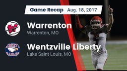 Recap: Warrenton  vs. Wentzville Liberty  2017