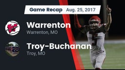 Recap: Warrenton  vs. Troy-Buchanan  2017