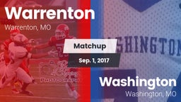 Matchup: Warrenton High vs. Washington  2017