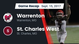 Recap: Warrenton  vs. St. Charles West  2017