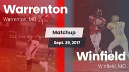 Matchup: Warrenton High vs. Winfield  2017