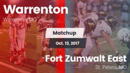 Matchup: Warrenton High vs. Fort Zumwalt East  2017