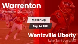 Matchup: Warrenton High vs. Wentzville Liberty  2018