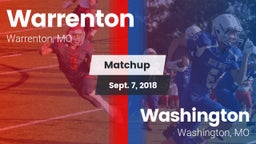 Matchup: Warrenton High vs. Washington  2018