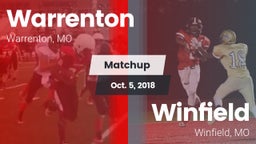 Matchup: Warrenton High vs. Winfield  2018