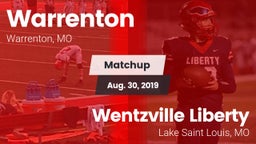 Matchup: Warrenton High vs. Wentzville Liberty  2019