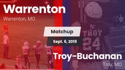 Matchup: Warrenton High vs. Troy-Buchanan  2019