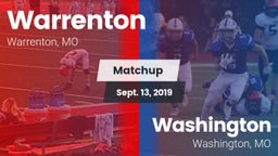 Matchup: Warrenton High vs. Washington  2019